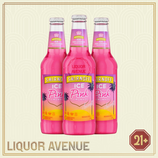 Smirnoff Ice Pink Lemonade 275ml - 3 Botol