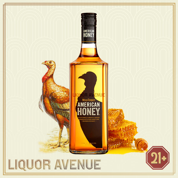 Wild Turkey American Honey Liqueur Bourbon Whiskey 750ml
