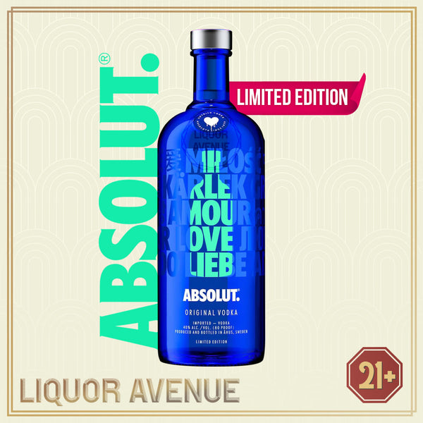 Absolut Vodka Original A Drop Of LOVE Limited Edition 750ml