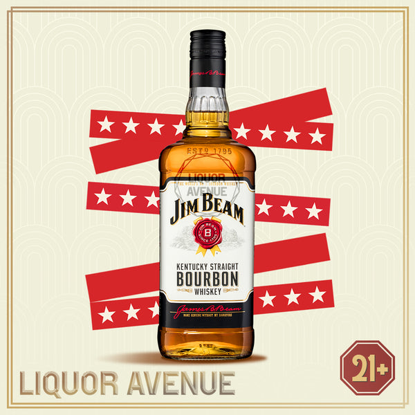 Jim Beam White Original Kentucky Straight Bourbon Whiskey 750ml