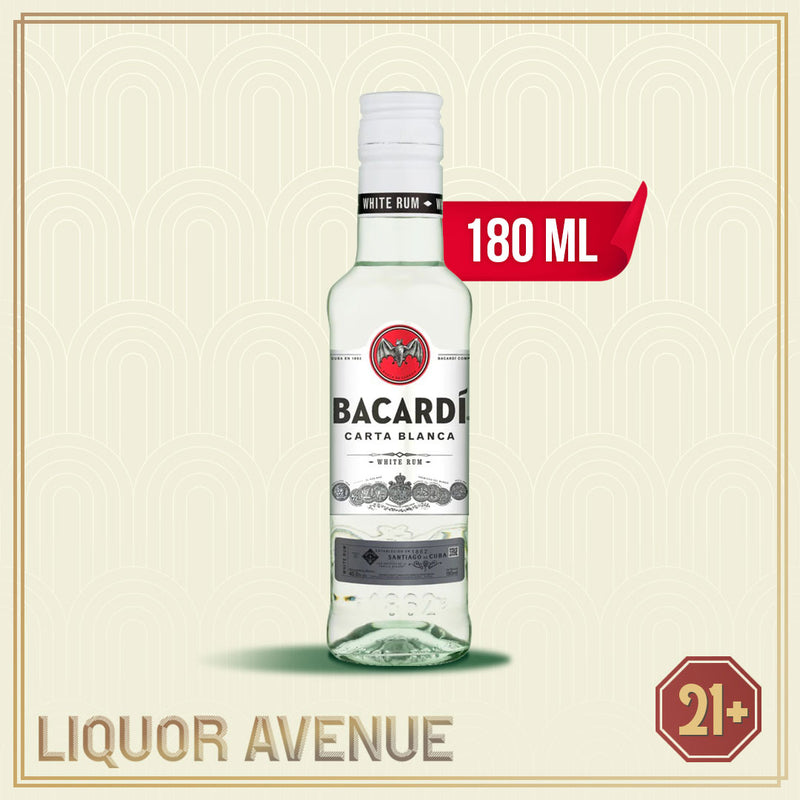 BACARDI Carta Blanca White Rum Small 180ml