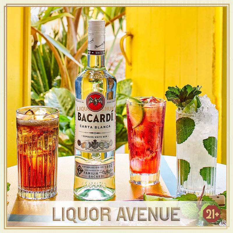 BACARDI Carta Blanca White Rum Local 750ml