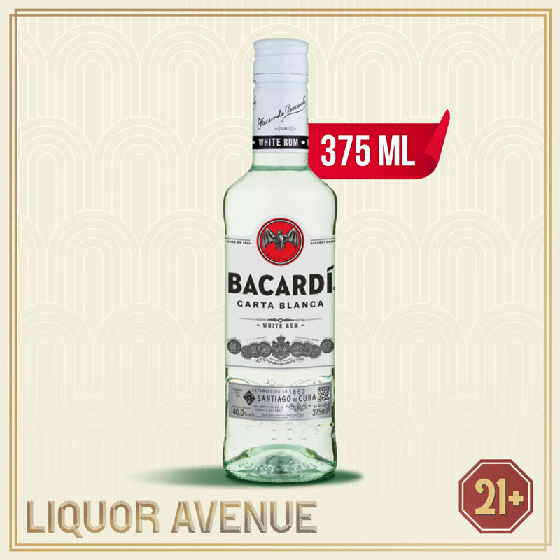 BACARDI Carta Blanca White Rum Medium 375ml