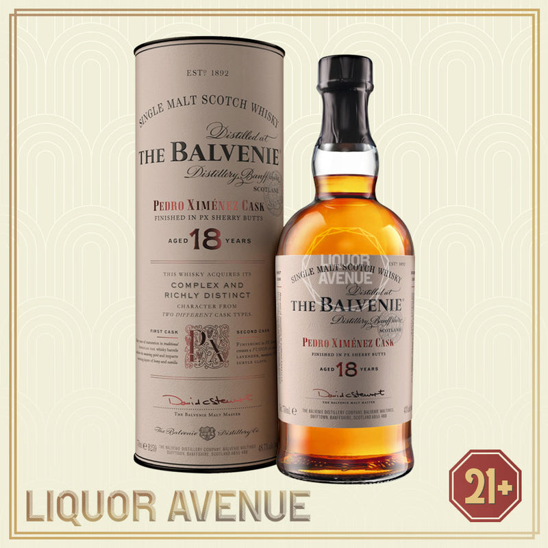 Balvenie Pedro Ximenez Cask 18 Year Old Single Malt Whisky 700ml