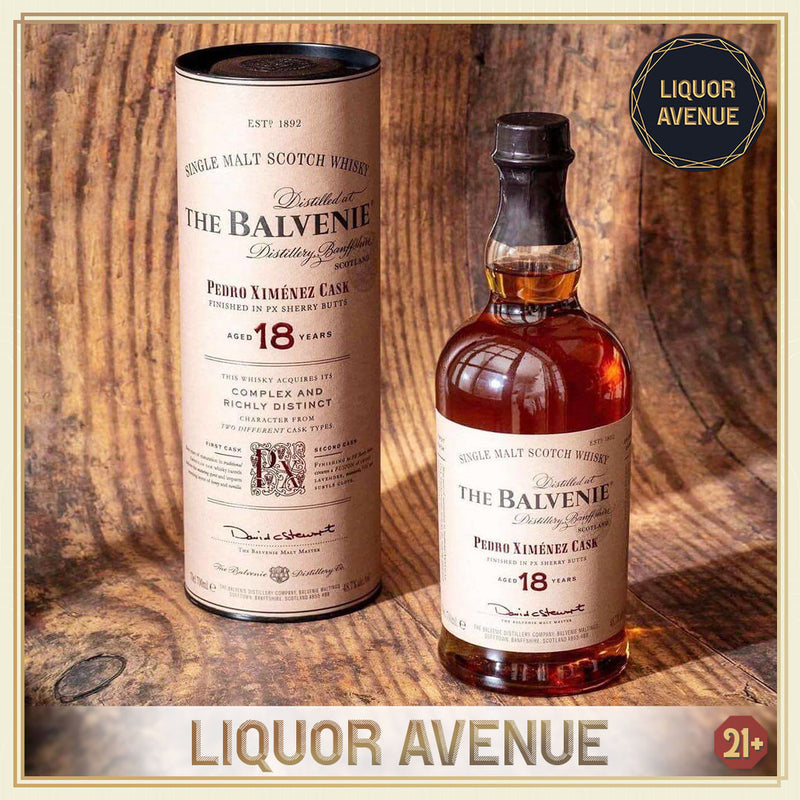 Balvenie Pedro Ximenez Cask 18 Year Old Single Malt Whisky 700ml