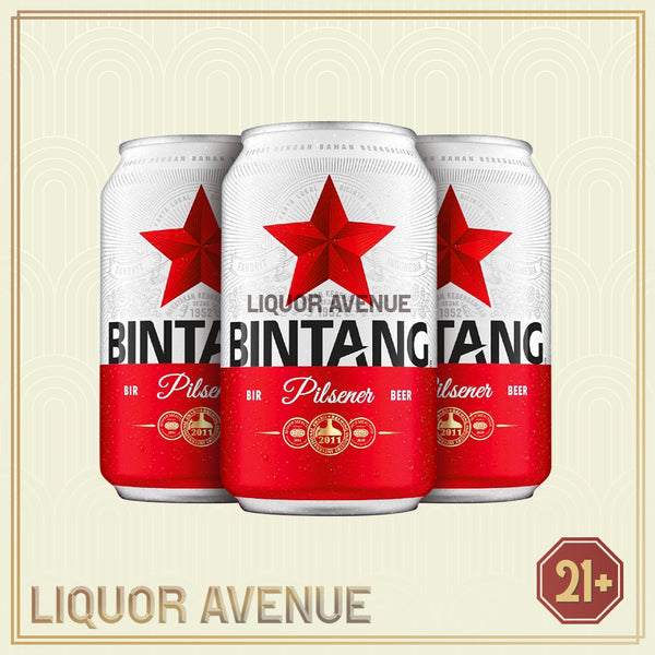 BINTANG Pilsener Beer Can Bir 20ml - 3 Kaleng