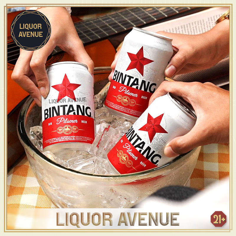 BINTANG Pilsener Beer Can Bir 20ml 3 Kaleng