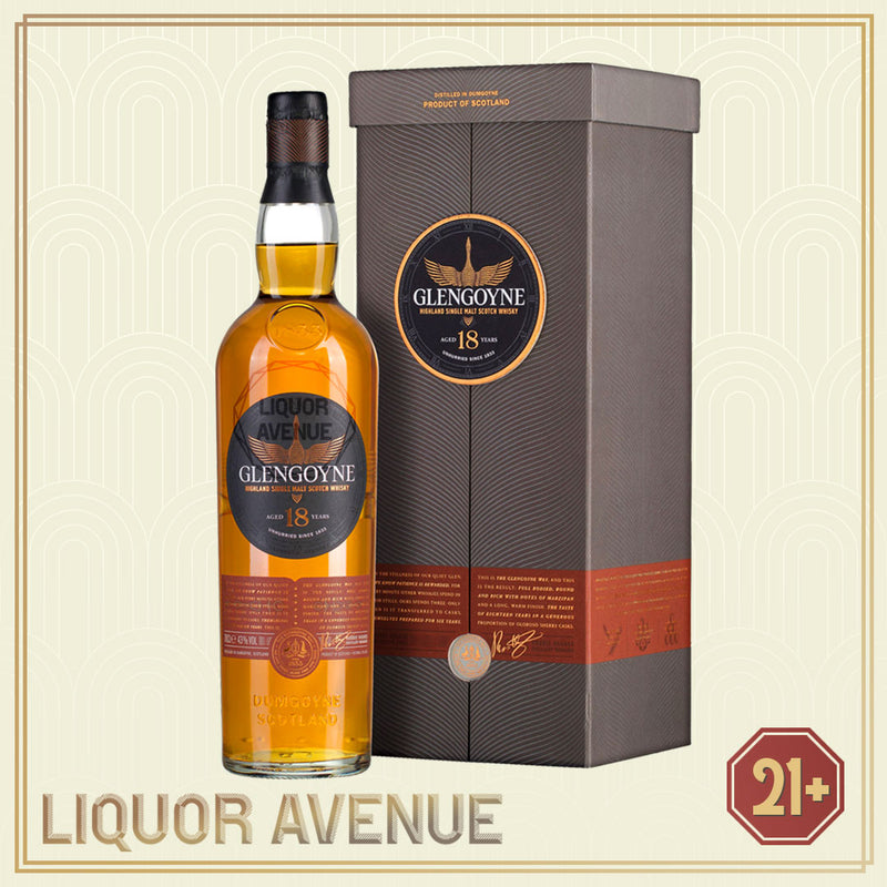 Glengoyne 18 Year Old Highland Single Malt Scotch Whisky 700ml