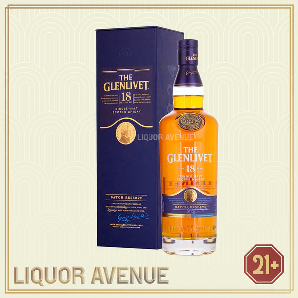 Glenlivet 18 Years Old Single Malt Scotch Whisky 700ml