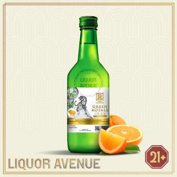 Royal Brewhouse Green Royale Orange Soju Jeruk 350ml