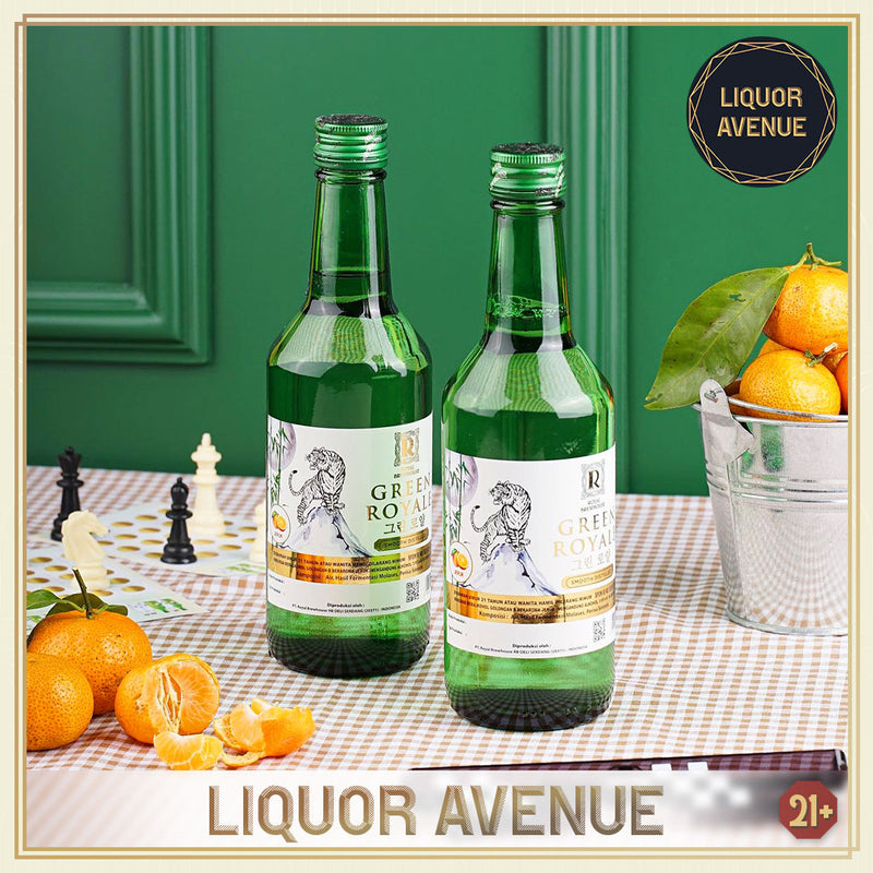 Royal Brewhouse Green Royale Orange Soju Jeruk 350ml