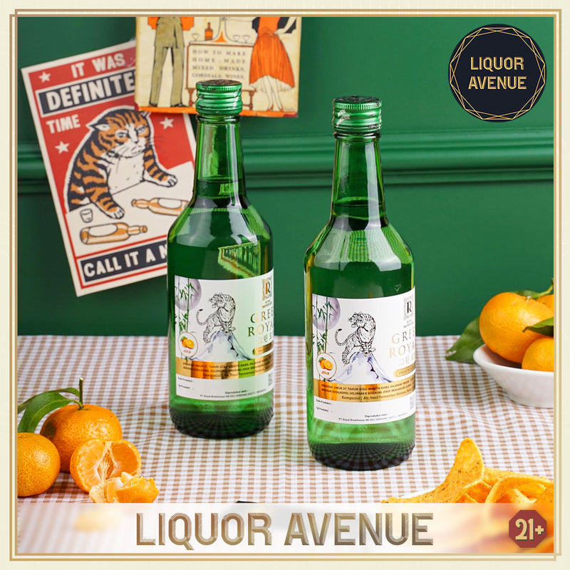 Royal Brewhouse Green Royale Orange Soju Jeruk 350ml