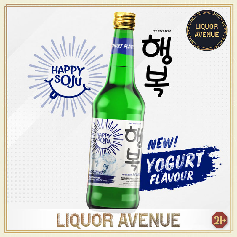 Happy Soju Yogurt 360ml