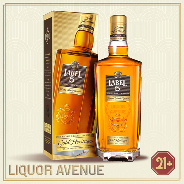 Label 5 Gold Heritage Blended Scotch Whisky 750ml