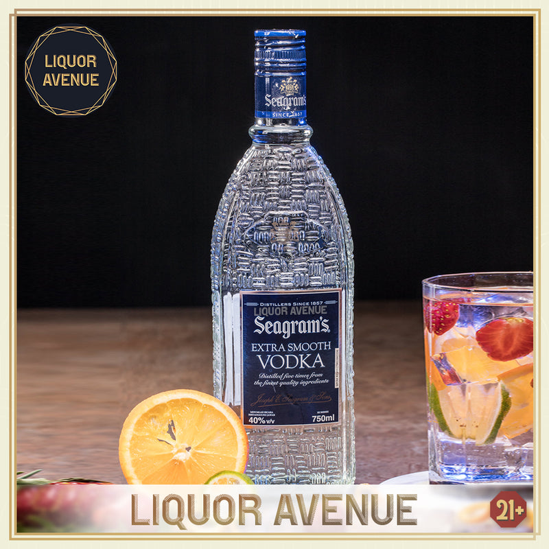 SEAGRAM'S Seagrams Vodka Extra Smooth 750ml