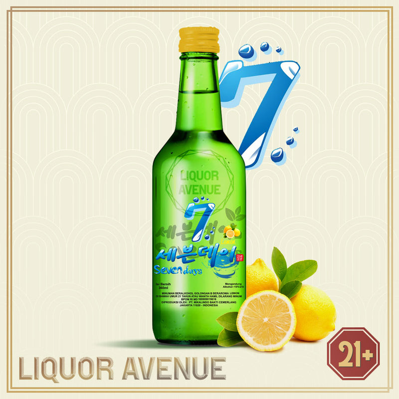 Sevendays 7days Lemon Soju 360ml