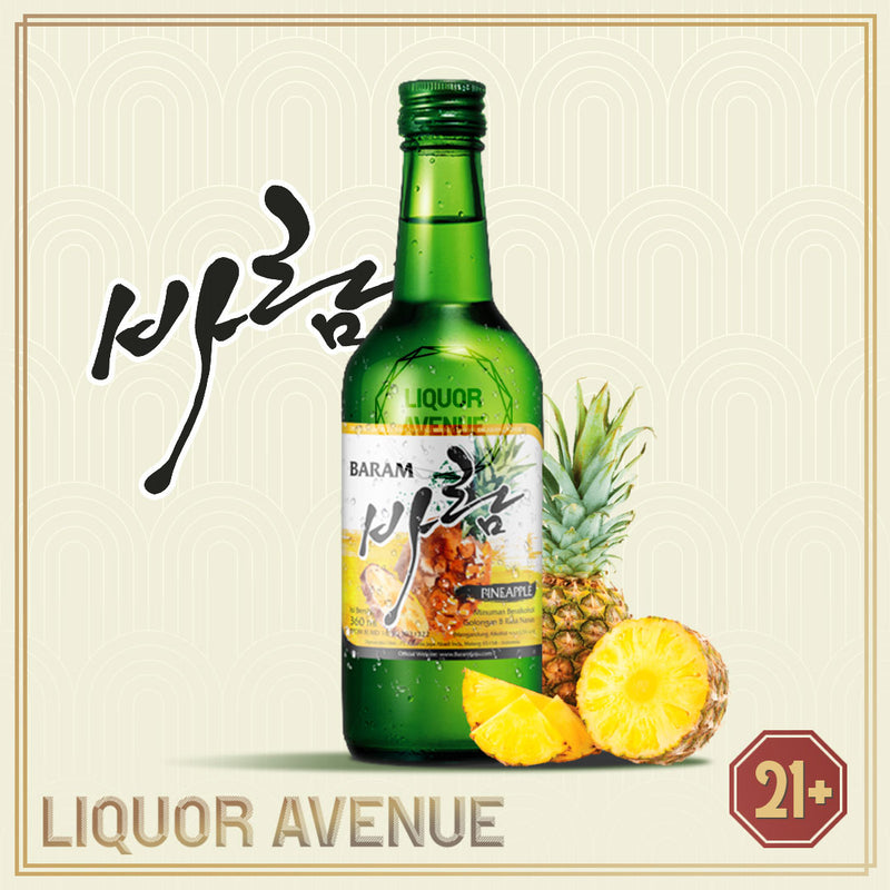 BARAM Pineapple Soju Nanas 360ml