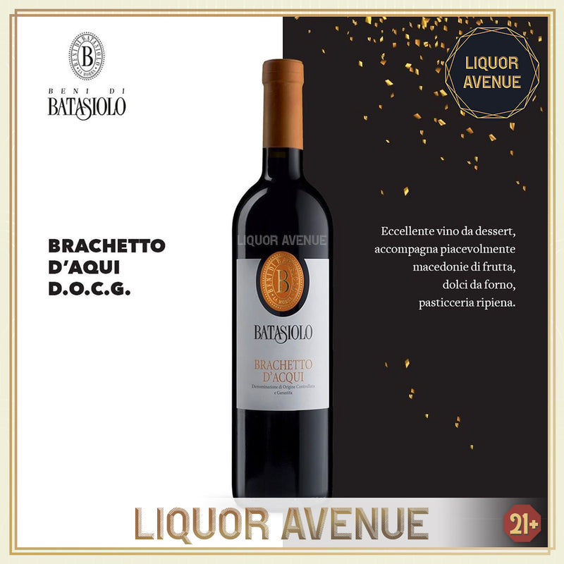 Beni di Batasiolo Brachetto d'Acqui Italian Sweet Red Wine 750ml