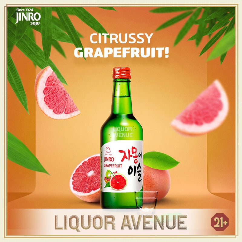 Jinro Chamisul Grapefruit Korea Soju 360ml