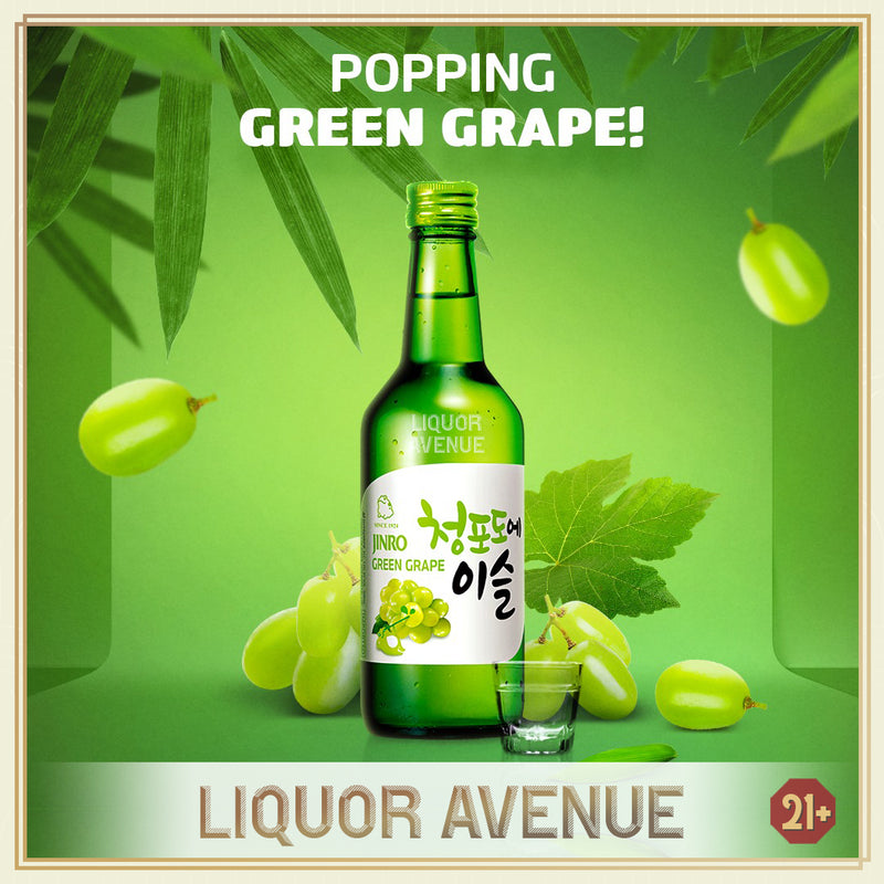 Jinro Chamisul Green Grape Korea Soju 360ml