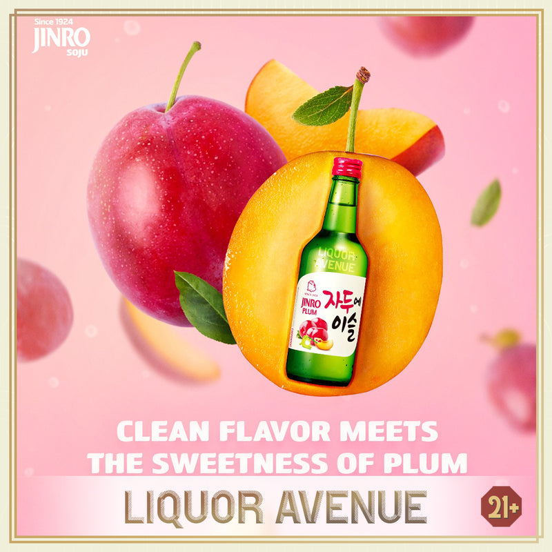 Jinro Chamisul Plum Korea Soju 360ml