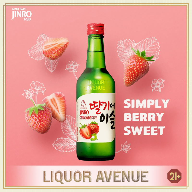 Jinro Chamisul Strawberry Korea Soju 360ml