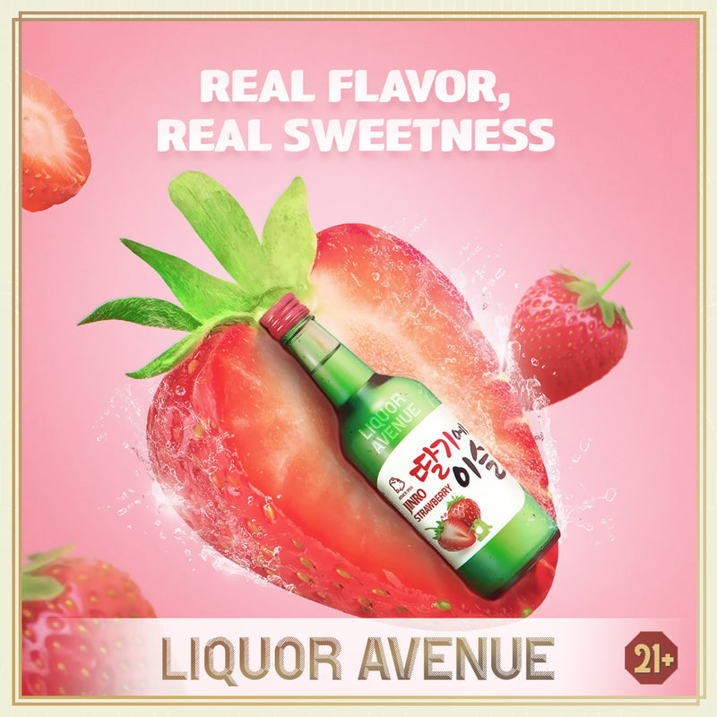 Jinro Chamisul Strawberry Korea Soju 360ml