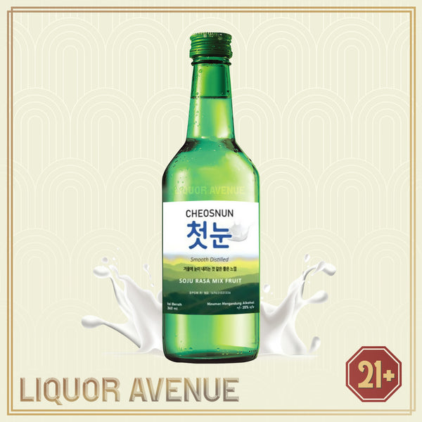 Cheosnun Soju Mix Fruit Smooth Distilled 360ml