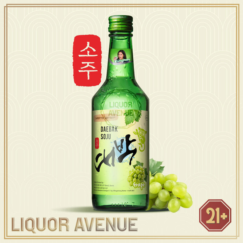 DAEBAK Soju Grape Anggur 360ml