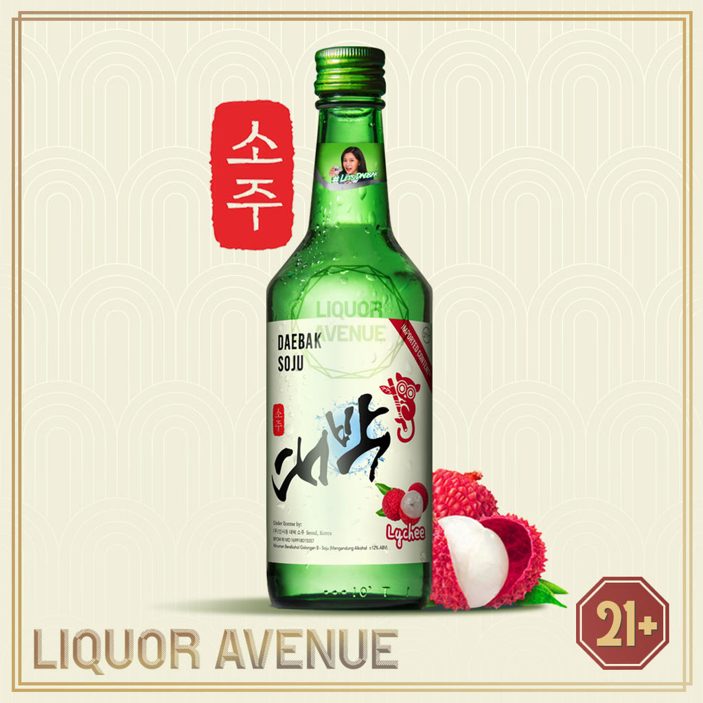 DAEBAK Soju Lychee 360ml