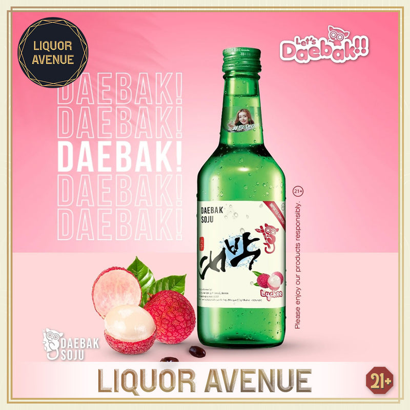 DAEBAK Soju Lychee 360ml