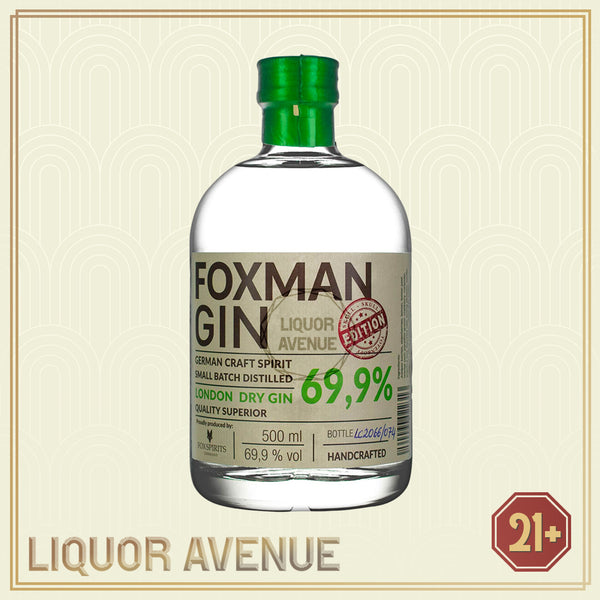 FOXMAN London Dry Gin 69,9% 500ml