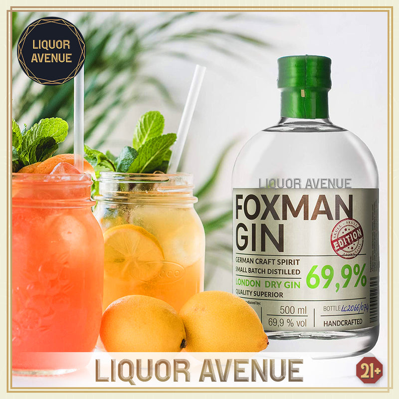 FOXMAN London Dry Gin 69,9% 500ml