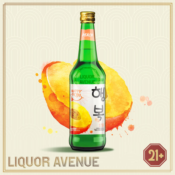 Happy Soju Peach 360ml