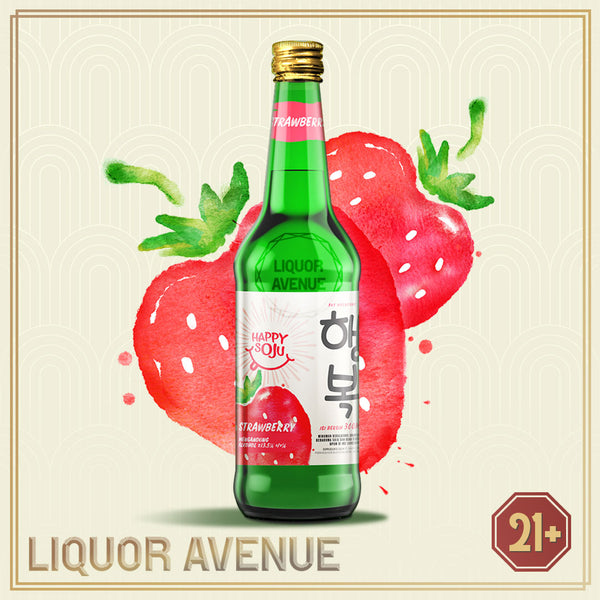 Happy Soju Strawberry 360ml