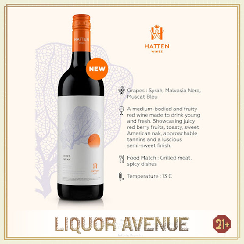Hatten Sweet Syrah Red Wine 750ml