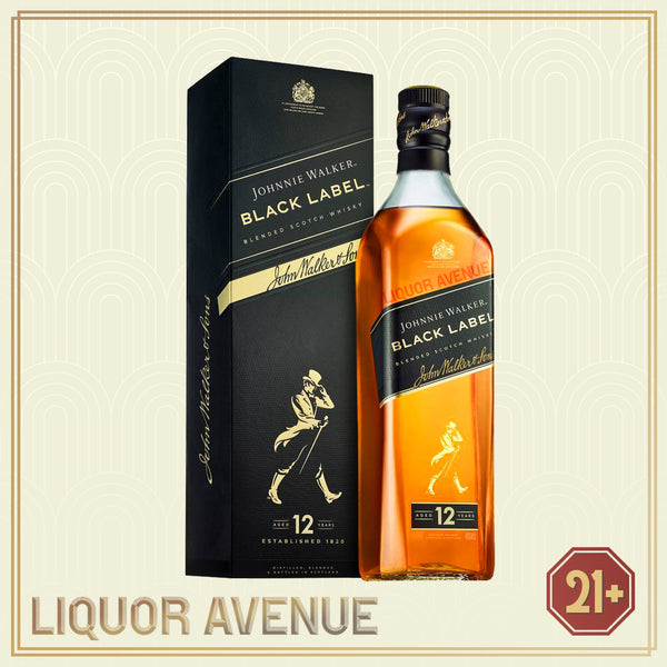 Johnnie Walker Black Label Blended Scotch Whisky 750ml