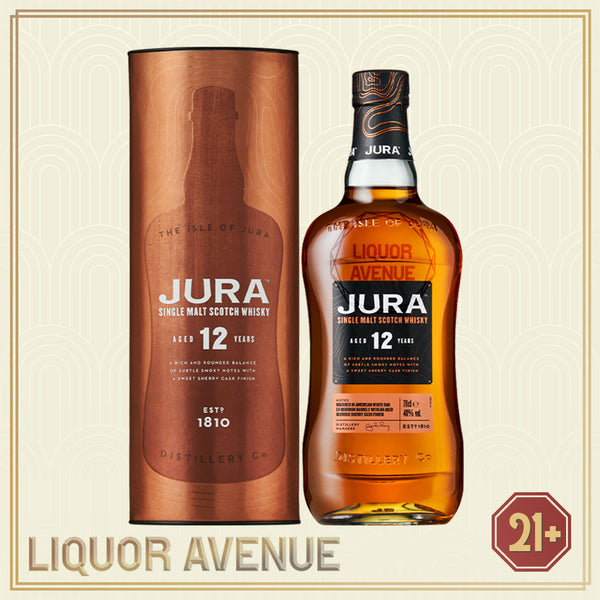 JURA 12 Year Old Single Malt Scotch Whisky 700ml