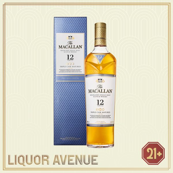 The Macallan 12 Years Old Triple Cask Single Malt Scotch Whisky 700ml