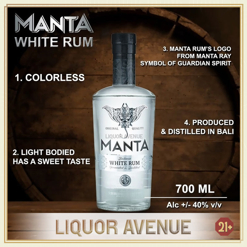 MANTA White Rum 700ml