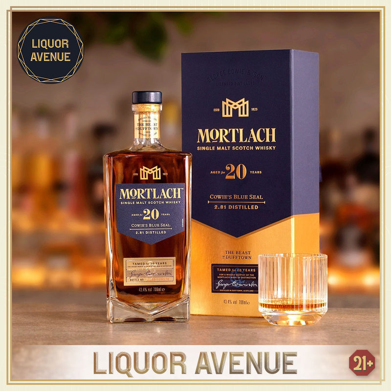 Mortlach 20 Year Old "Cowie's Blue Seal" Single Malt Whisky 750ml