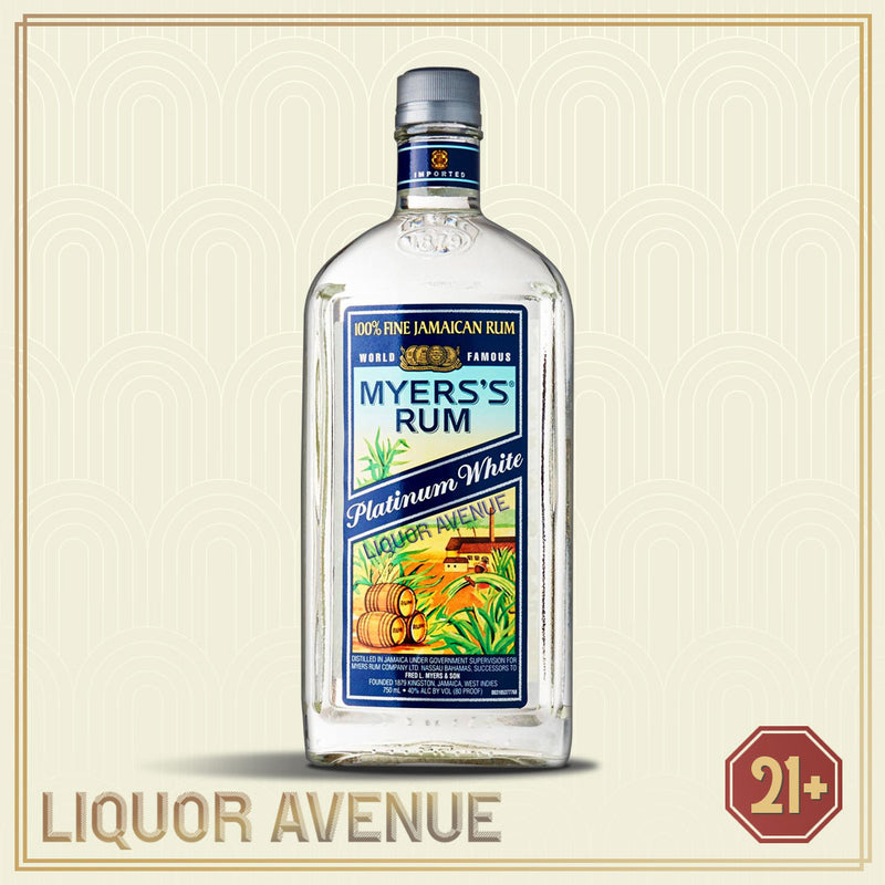 Myer's Platinum White Rum 750ml