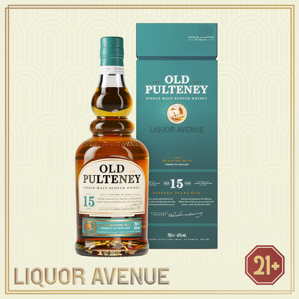 Old Pulteney 15 Years Old Single Malt Scotch Whisky 700ml