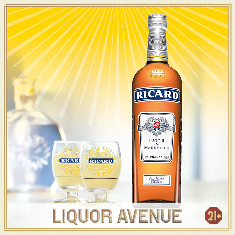 RICARD 45 Pastis de Marseille Aperitif Anise 700ml