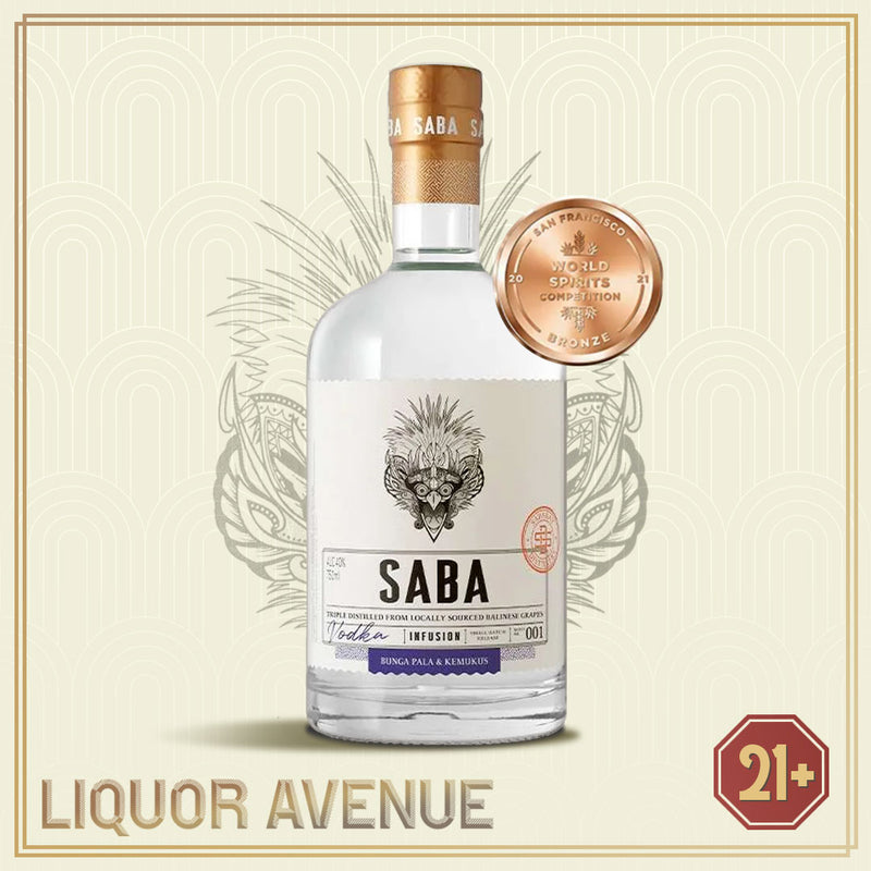 Sababay SABA Vodka Infusion Bunga Pala & Kemukus 750ml