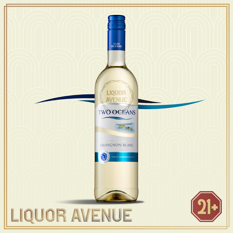 TWO OCEANS Sauvignon Blanc South African White Wine 750ml