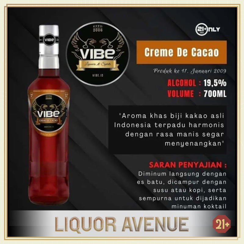 VIBE Creme de Cacao 700ml