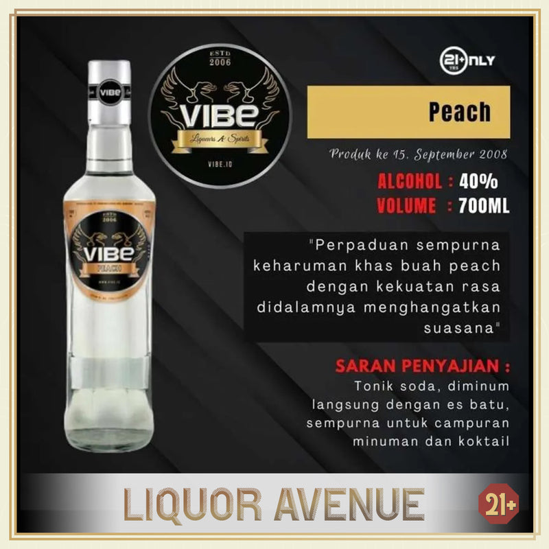 VIBE Premium Peach 700ml