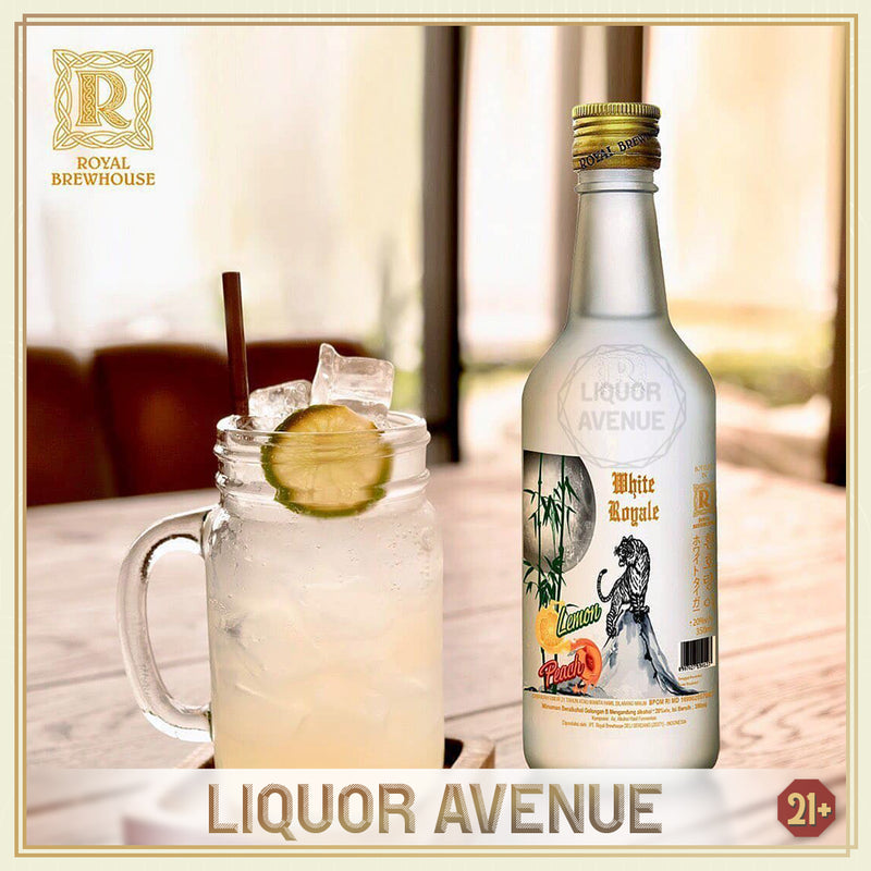 Royal Brewhouse White Royale Lemon Peach Soju Sake 350ml