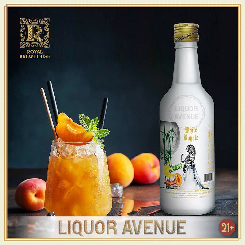 Royal Brewhouse White Royale Lemon Peach Soju Sake 350ml